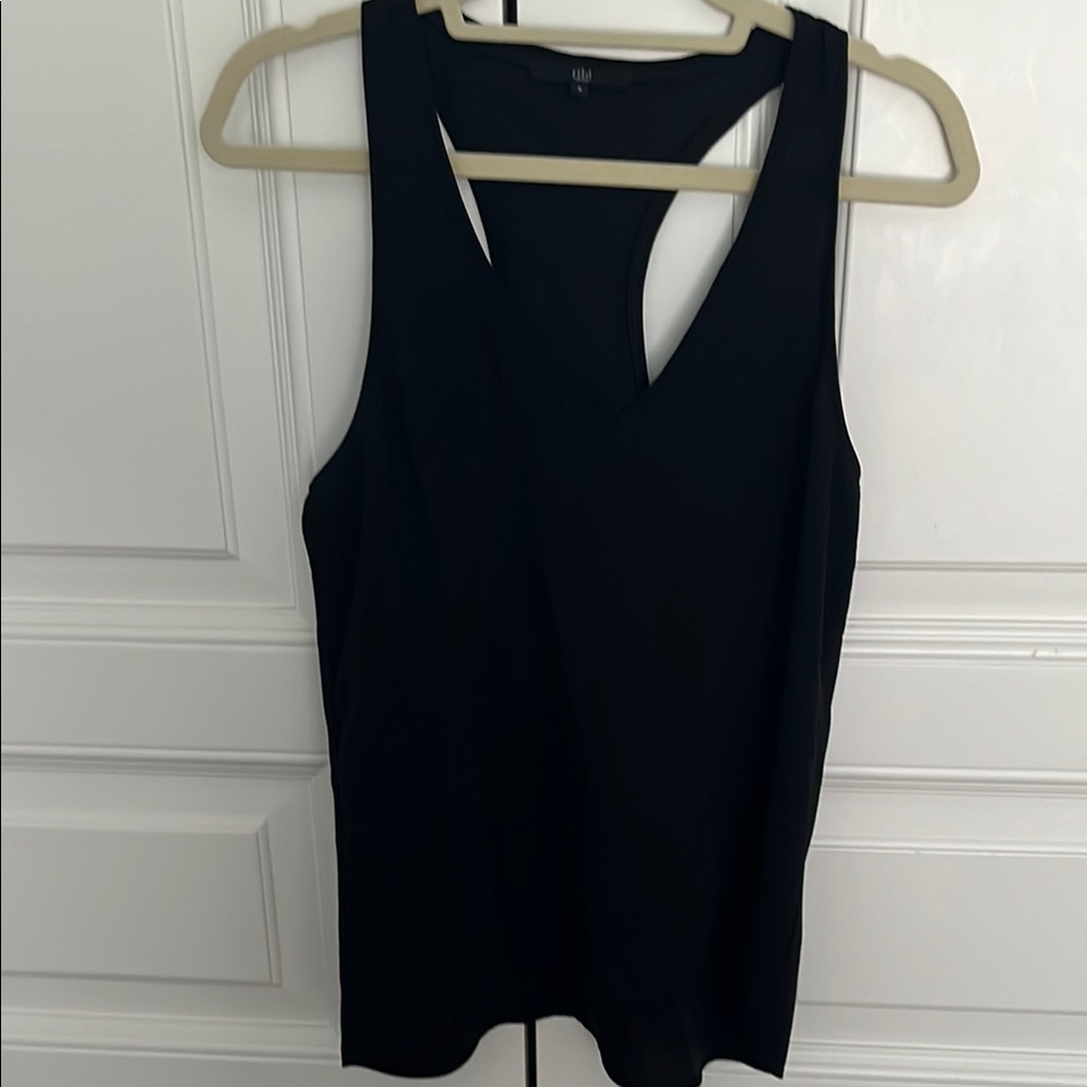 toni black racer back tank